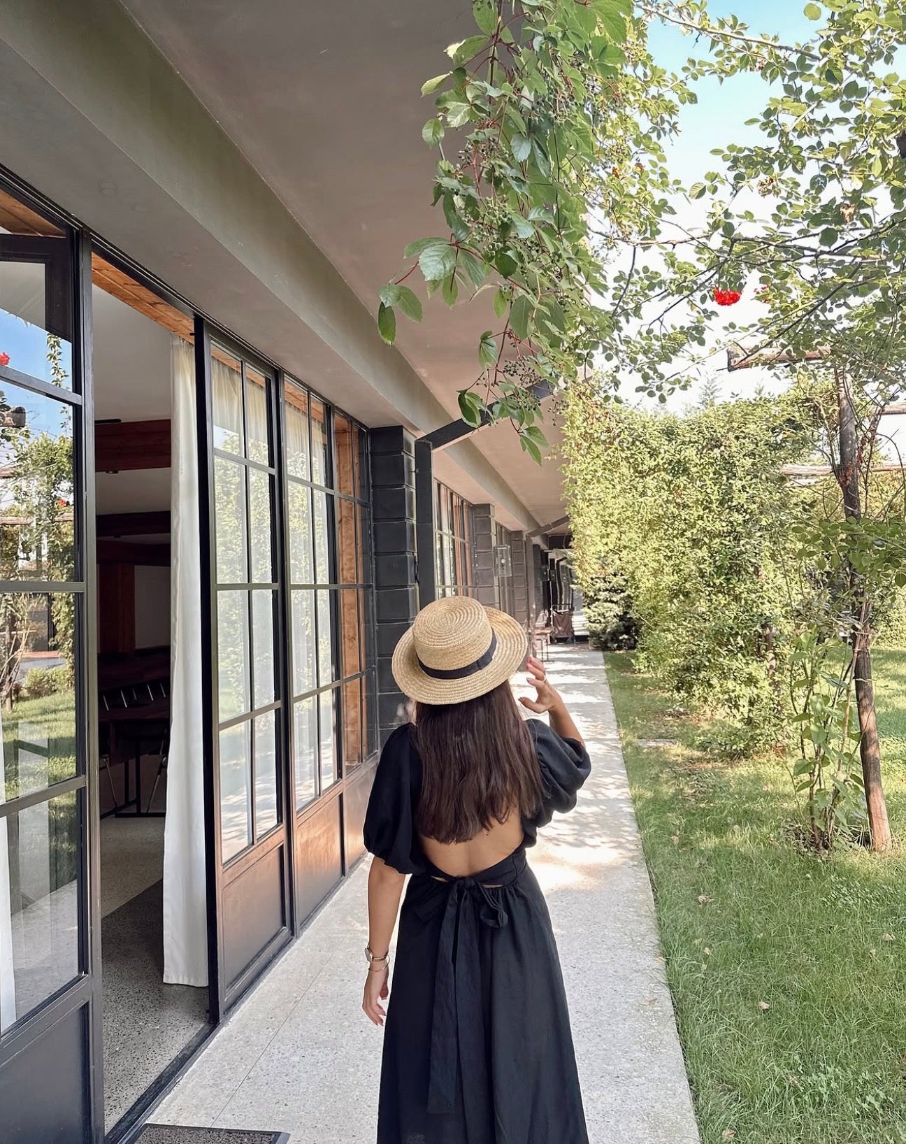 black dress